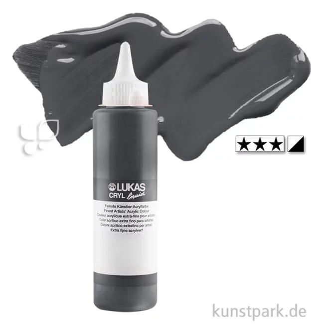 Artikelbild 1 des Artikels “LukasCryl LIQUID Acrylfarbe 250 ml Flasche | 4384 Paynesgrau“