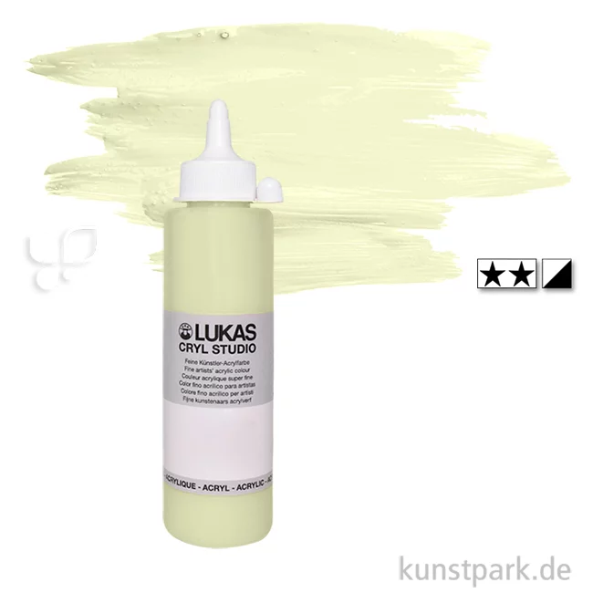 Artikelbild 1 des Artikels “LukasCryl STUDIO Acrylfarbe 250 ml Flasche | 4621 Pastellgelb“