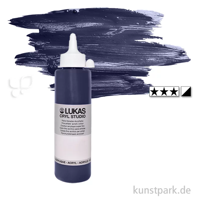 Artikelbild 1 des Artikels “LukasCryl STUDIO Acrylfarbe 250 ml Flasche | 4734 Preussischblau“