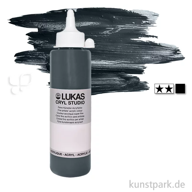 Artikelbild 1 des Artikels “LukasCryl STUDIO Acrylfarbe 500 ml Flasche | 4784 Paynesgrau“