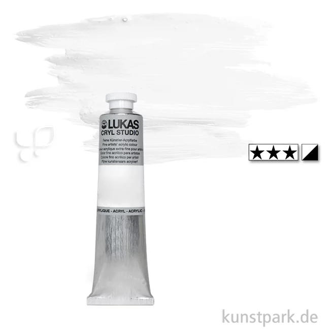 Artikelbild 1 des Artikels “LukasCryl STUDIO Acrylfarbe 75 ml Tube | 4608 Titanweiß“
