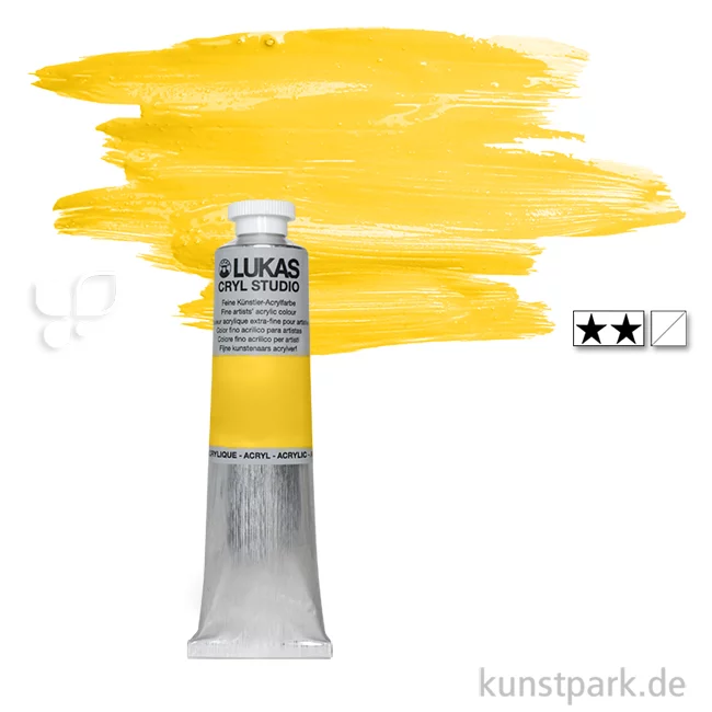 Artikelbild 1 des Artikels “LukasCryl STUDIO Acrylfarbe 75 ml Tube | 4626 Kadmiumgelb“