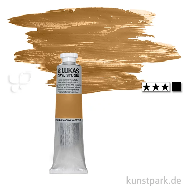 Artikelbild 1 des Artikels “LukasCryl STUDIO Acrylfarbe 75 ml Tube | 4631 Lichter Ocker“
