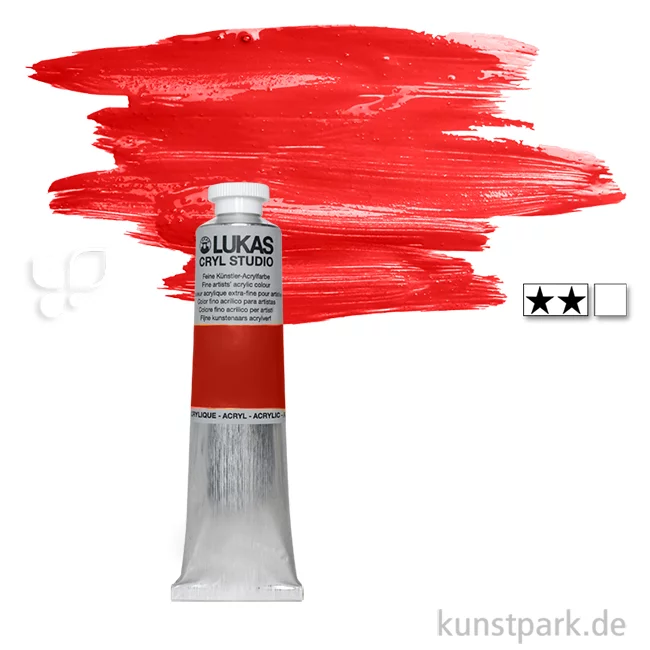 Artikelbild 1 des Artikels “LukasCryl STUDIO Acrylfarbe 75 ml Tube | 4672 Kadmiumrot hell“