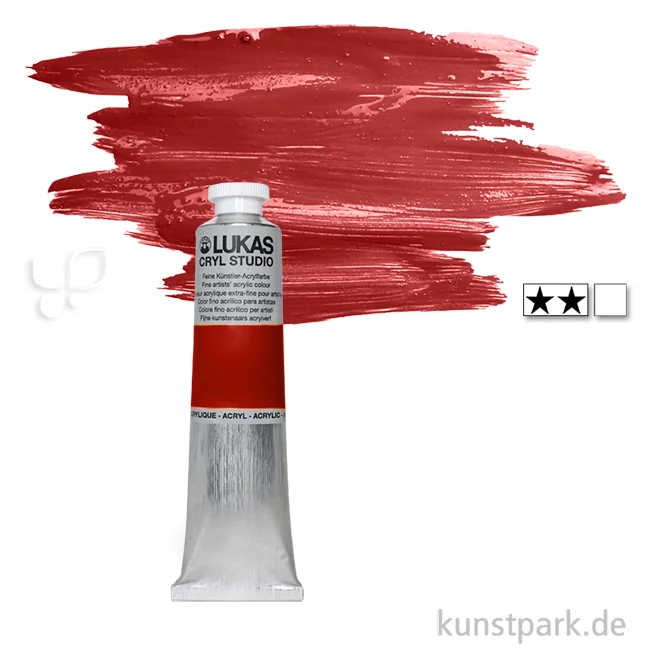 Artikelbild 1 des Artikels “LukasCryl STUDIO Acrylfarbe 75 ml Tube | 4674 Kadmiumrot dunkel“