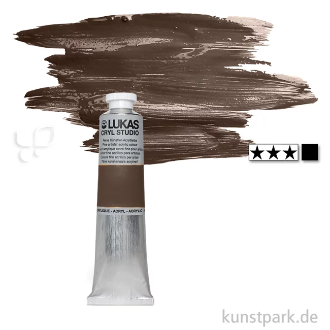 Artikelbild 1 des Artikels “LukasCryl STUDIO Acrylfarbe 75 ml Tube | 4711 Umbra gebrannt“