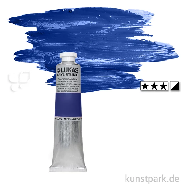Artikelbild 1 des Artikels “LukasCryl STUDIO Acrylfarbe 75 ml Tube | 4725 Kobaltblau“