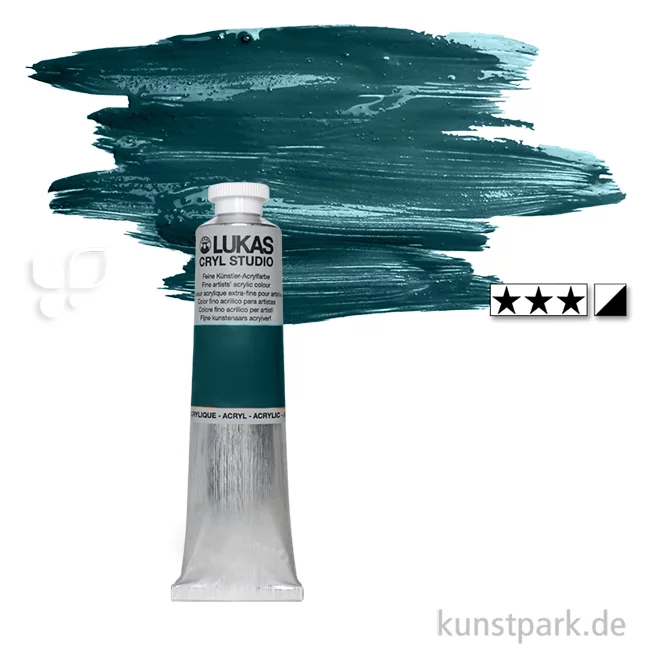 Artikelbild 1 des Artikels “LukasCryl STUDIO Acrylfarbe 75 ml Tube | 4754 Chromoxidgrün feurig“
