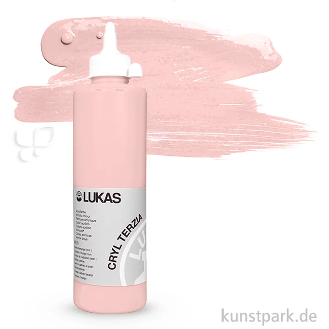 Artikelbild 1 des Artikels “LukasCryl TERZIA Acrylfarbe 500 ml Flasche | 4822 Pfirsichrosa“