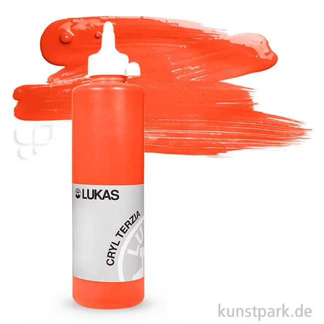 Artikelbild 1 des Artikels “LukasCryl TERZIA Acrylfarbe 500 ml Flasche | 4872 Kadmiumrot hell“
