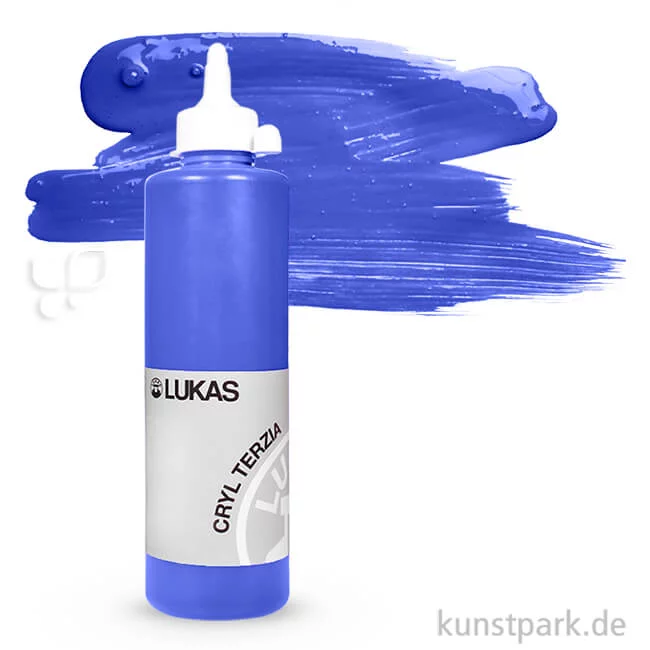 Artikelbild 1 des Artikels “LukasCryl TERZIA Acrylfarbe 500 ml Flasche | 4937 Ultramarinblau“