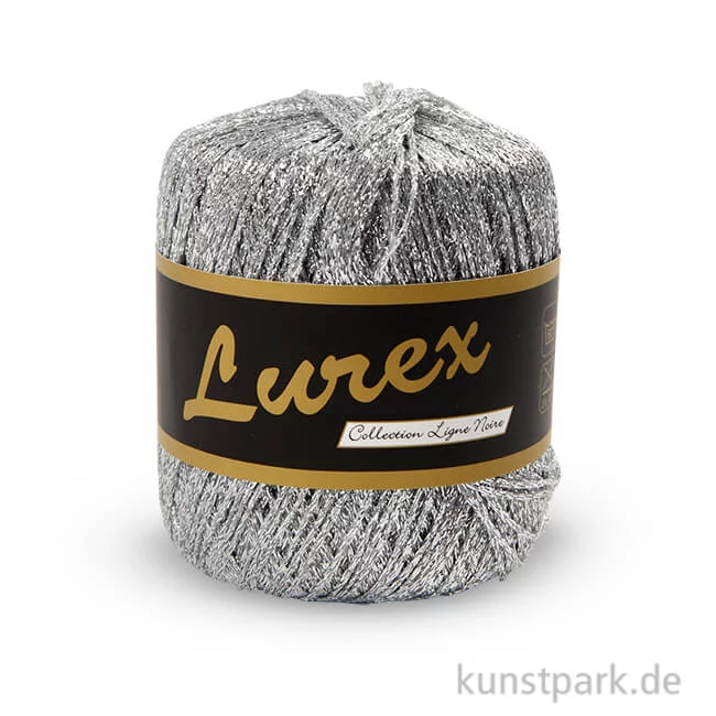 Artikelbild 1 des Artikels “Lurex-Garn mit Glitzer - 25 g, 160 Meter Silber“