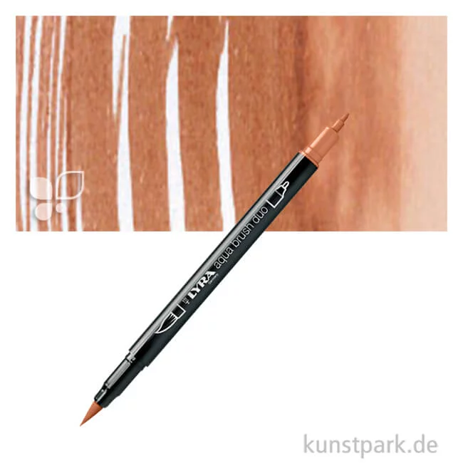 Artikelbild 1 des Artikels “Lyra Aqua-Brush DUO Faserstifte Einzelstift | Ocker Gebrannt“