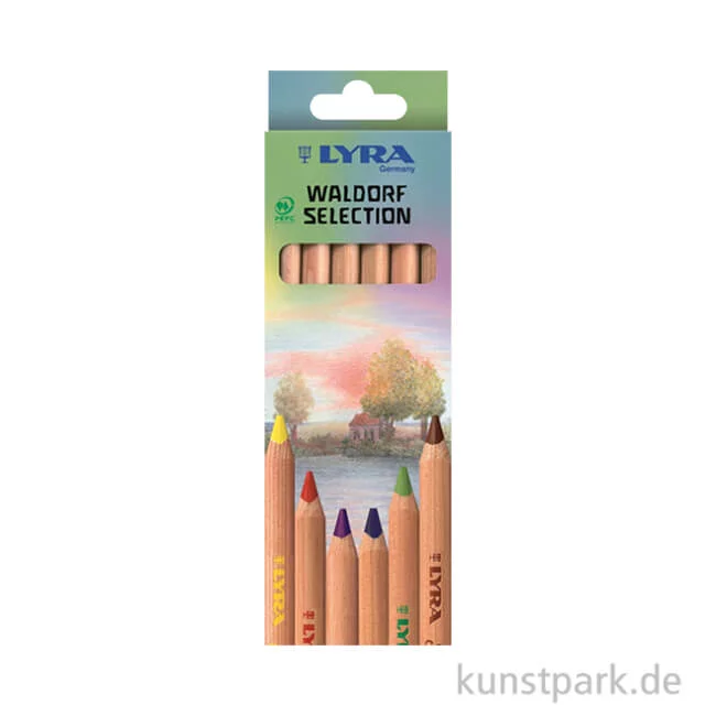 Artikelbild 1 des Artikels “LYRA Super Ferby Buntstifte - Waldorf Selection, Natur, 6er Set “
