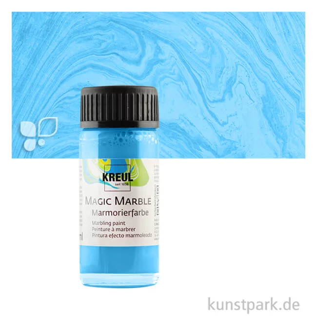 Artikelbild 1 des Artikels “KREUL MAGIC MARBLE Marmorierfarbe 20 ml Einzelfarbe | Hellblau“