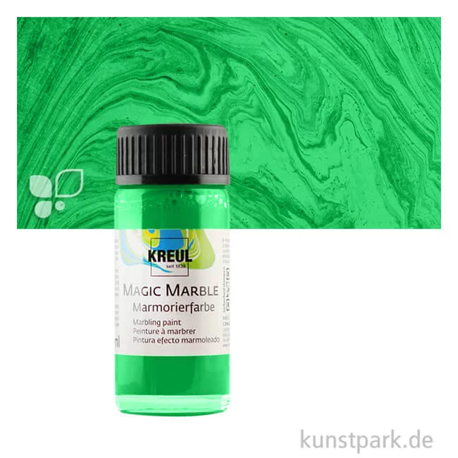 Artikelbild 1 des Artikels “KREUL MAGIC MARBLE Marmorierfarbe 20 ml Einzelfarbe | Hellgrün“