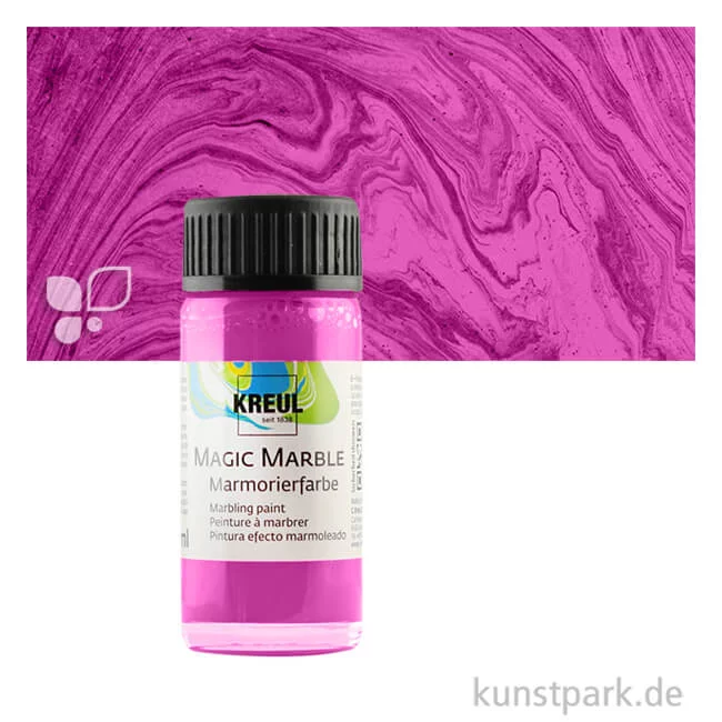 Artikelbild 1 des Artikels “KREUL MAGIC MARBLE Marmorierfarbe 20 ml Einzelfarbe | Magenta“