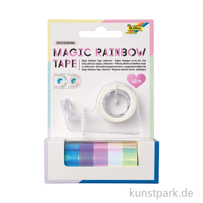 Artikelbild 1 des Artikels “Magic Rainbow Tapes IRISIEREND, 12 mm, 6 Rollen, je 2 m “
