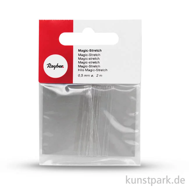 Artikelbild 1 des Artikels “Magic-Stretch Gummifaden - Kristall 0,5 mm - 2 Meter“