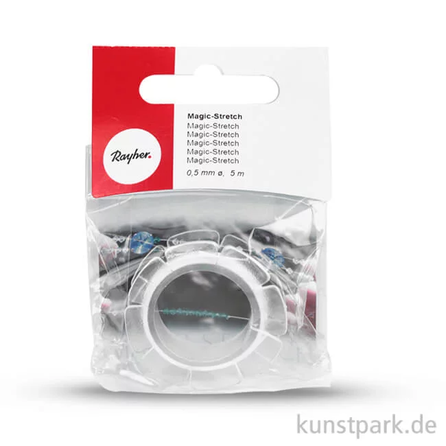 Artikelbild 1 des Artikels “Magic-Stretch Gummifaden - Kristall 0,5 mm - 5 Meter“