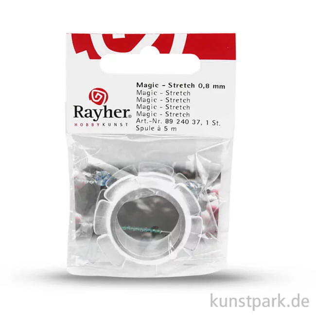Artikelbild 1 des Artikels “Magic-Stretch Gummifaden - Kristall 0,8 mm - 5 Meter“