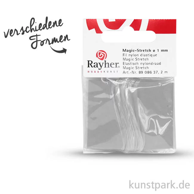 Artikelbild 1 des Artikels “Magic-Stretch Gummifaden - Kristall “
