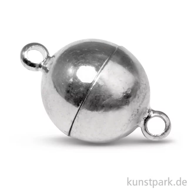Artikelbild 1 des Artikels “Magnetschließe - Extra Stark - Echt Versilbert, 1 Stück 10 mm“