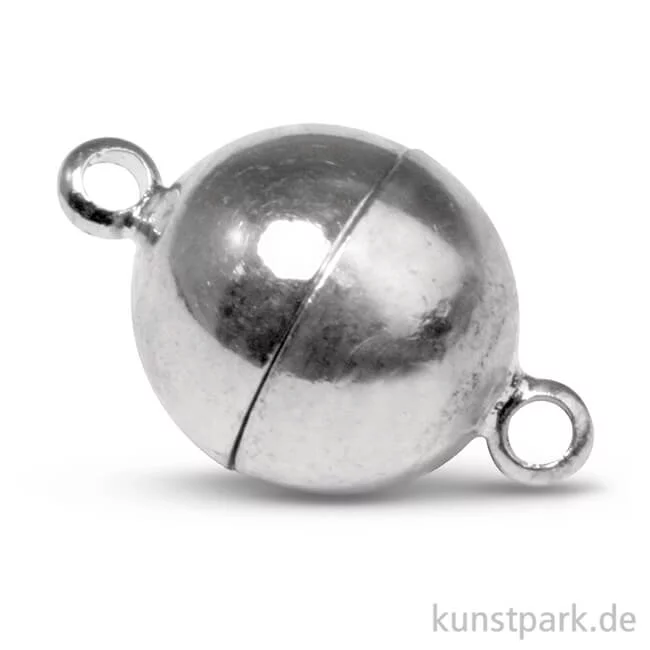 Artikelbild 1 des Artikels “Magnetschließe - Extra Stark - Echt Versilbert, 1 Stück 12 mm“