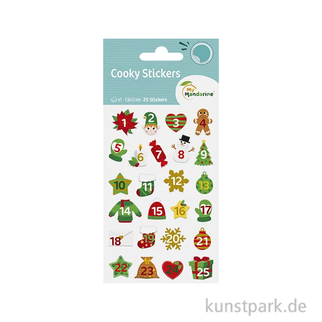 Artikelbild 1 des Artikels “Maildor Cooky Sticker - Adventskalender Nr “
