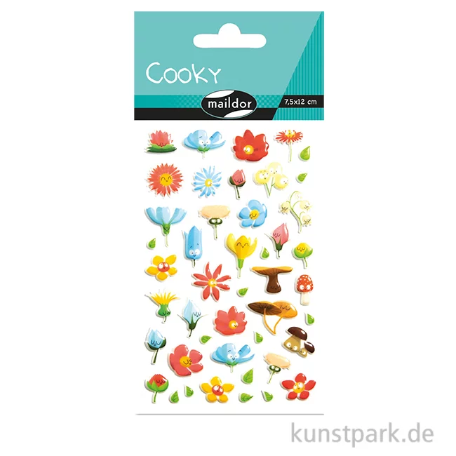 Artikelbild 1 des Artikels “Maildor Cooky Sticker - Blumen “