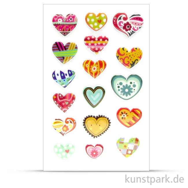 Artikelbild 1 des Artikels “Maildor Cooky Sticker - Herzen abstrakt “