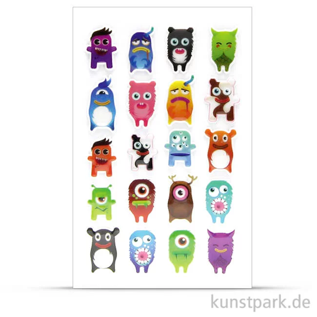 Artikelbild 1 des Artikels “Maildor Cooky Sticker - Monsters “