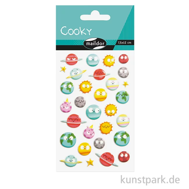 Artikelbild 1 des Artikels “Maildor Cooky Sticker - Planeten “