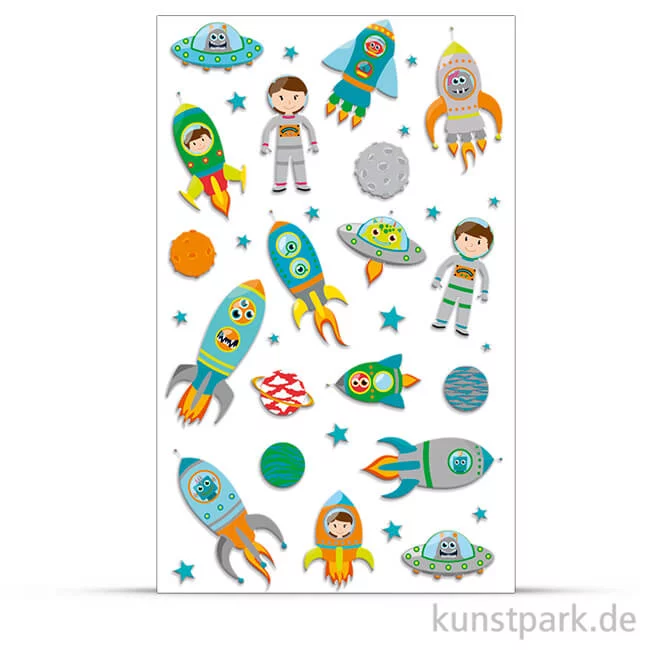 Artikelbild 1 des Artikels “Maildor Cooky Sticker - Raketen “
