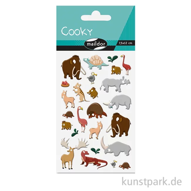 Artikelbild 1 des Artikels “Maildor Cooky Sticker - Urgeschichte Tiere “