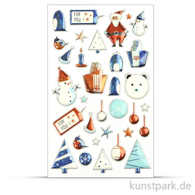 Artikelbild 1 des Artikels “Maildor Cooky Sticker - Weihnachten Blau “