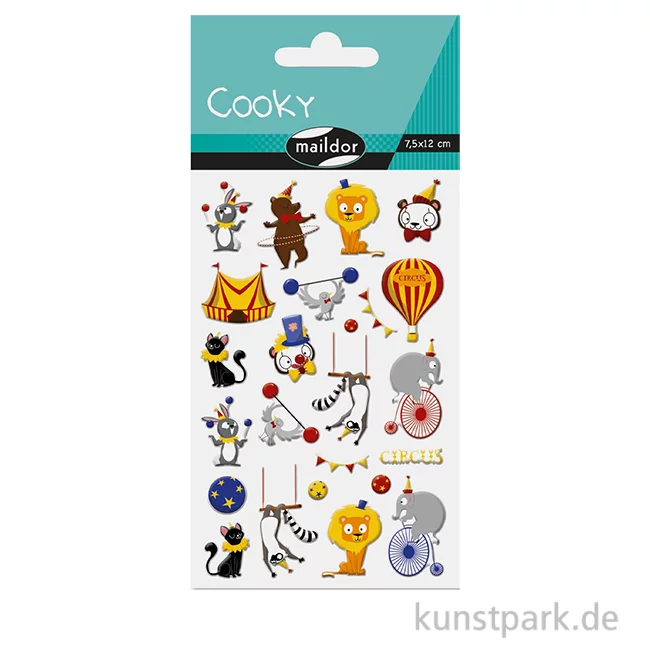 Artikelbild 1 des Artikels “Maildor Cooky Sticker - Zirkus “