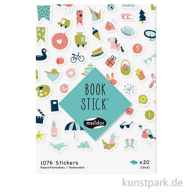 Artikelbild 1 des Artikels “Maildor Journal Stickerbuch A6 mit 1076 Stickern “