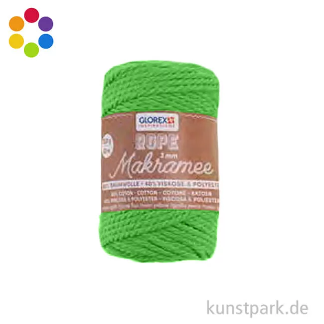 Artikelbild 1 des Artikels “Makramee Garn Neon, gedreht, 3 mm, 250 g “