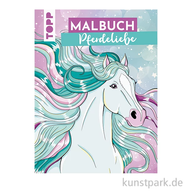 Artikelbild 1 des Artikels “Malbuch Pferdeliebe - Das Pferde Malbuch ab 10 Jahren, Topp Verlag “