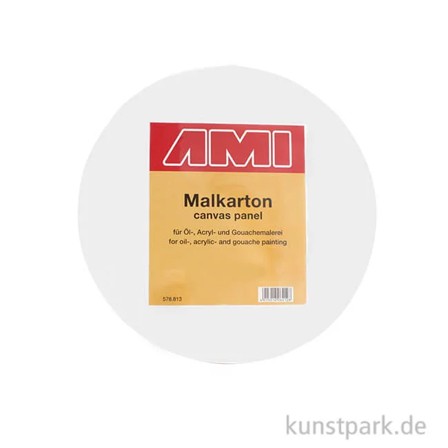 Artikelbild 1 des Artikels “Runder Malkarton mit Maltuch bespannt 10 cm“