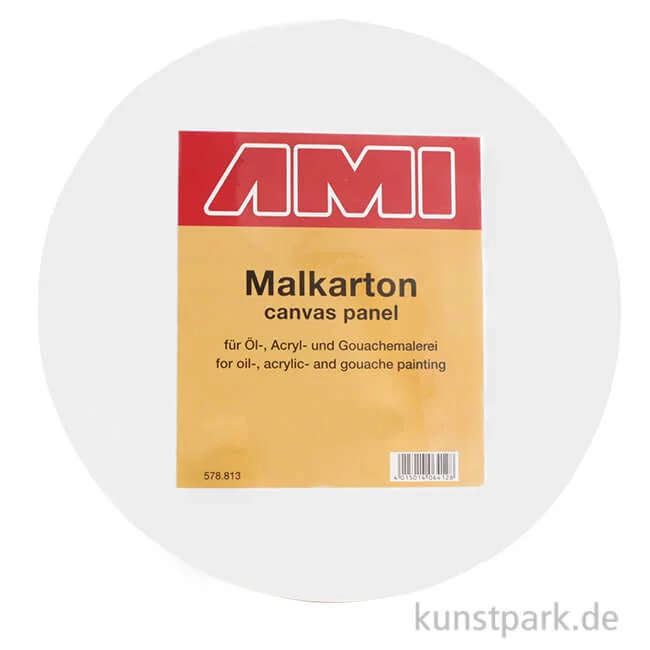 Artikelbild 1 des Artikels “Runder Malkarton mit Maltuch bespannt 40 cm“
