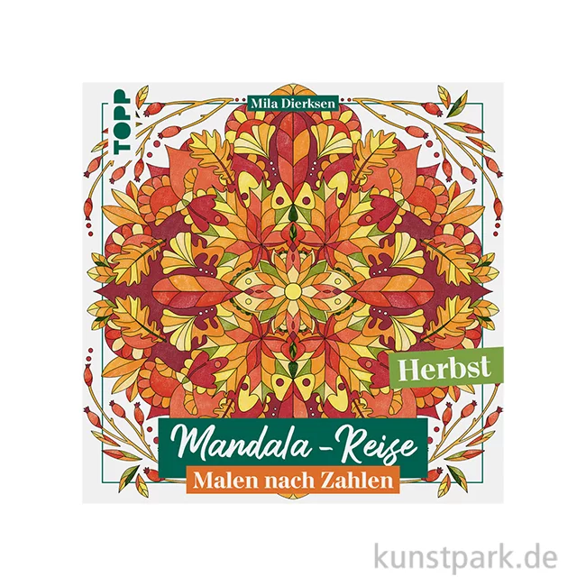 Artikelbild 1 des Artikels “Mandala-Reise Herbst, Malen nach Zahlen, Topp Verlag “
