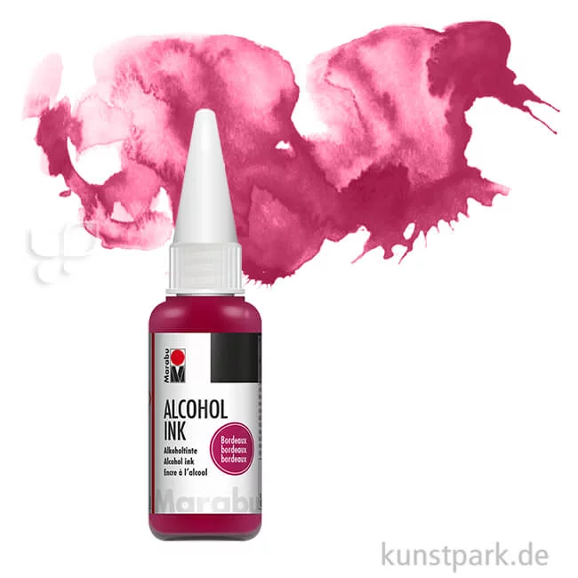 Artikelbild 1 des Artikels “Marabu Alcohol Ink - Alkoholtinte, 20 ml Einzelfarbe | Bordeaux“