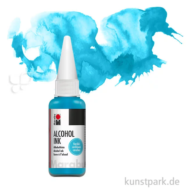 Artikelbild 1 des Artikels “Marabu Alcohol Ink - Alkoholtinte, 20 ml Einzelfarbe | Karibik“