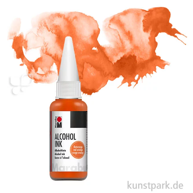 Artikelbild 1 des Artikels “Marabu Alcohol Ink - Alkoholtinte, 20 ml Einzelfarbe | Rotorange“