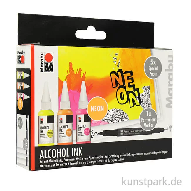 Artikelbild 1 des Artikels “Marabu Alcohol Ink - Neon Set “