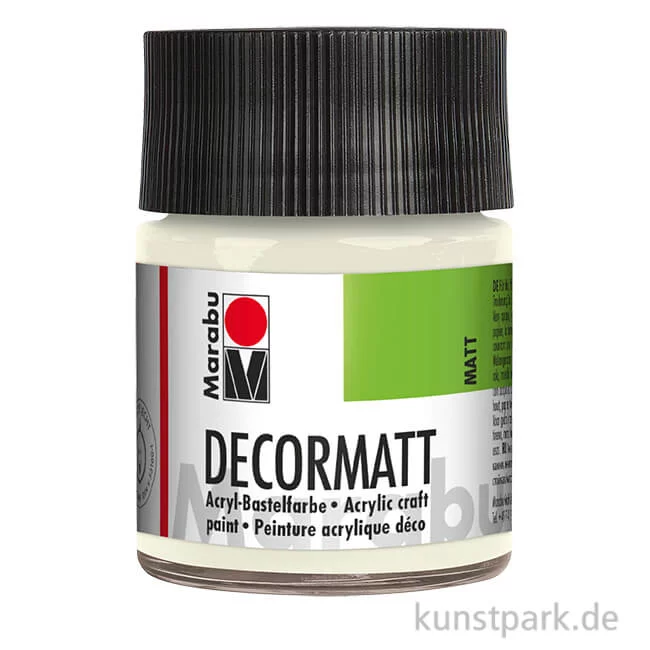 Artikelbild 1 des Artikels “Marabu Decormatt Acryl, Weiß, 50 ml “