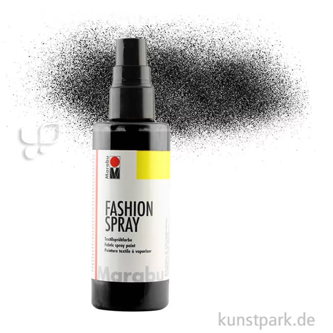 Artikelbild 1 des Artikels “Marabu FASHION Spray 100 ml Einzelfarbe | 073 Schwarz“