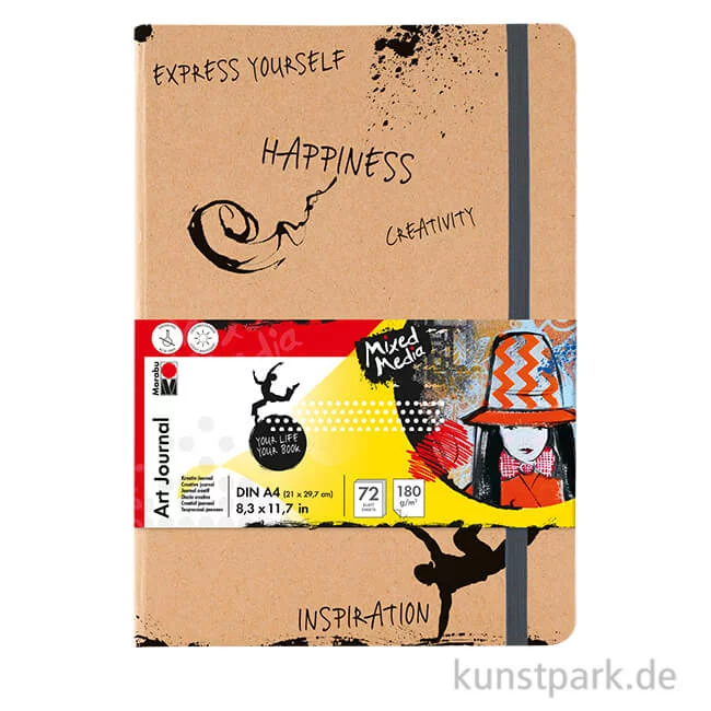 Artikelbild 1 des Artikels “Marabu Mixed Media ART JOURNAL, 72 Blatt, 180 g DIN A4“